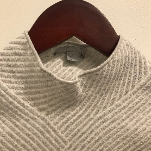 COS Striped Sweatshirt Gray XS Long Sleeve - Picture 3 of 8